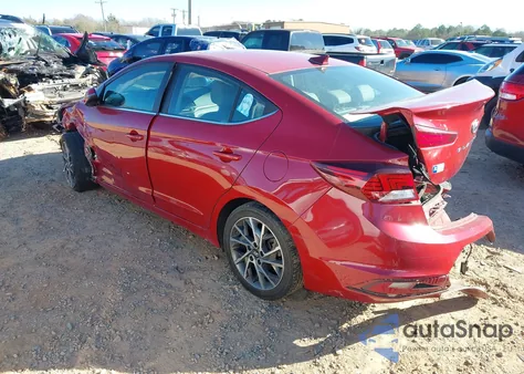 2019 Hyundai Elantra Limited from USA, damaged, VIN KMHD84LF2KU783198